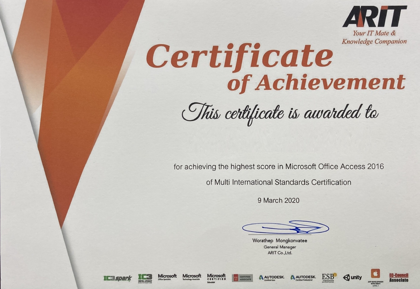 Digital Literacy Certification